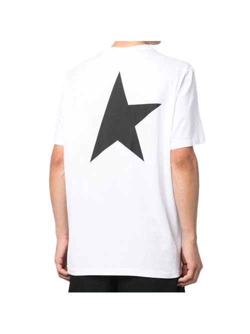 Golden Goose T-shirt con stampa Golden Goose | GMP01220P00087910283 WHITE/BLACK